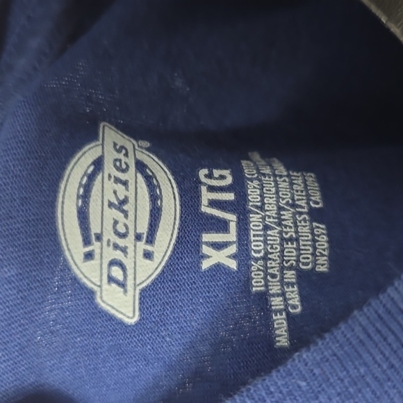 Dickies Navy Pocket Work Tee - Picture 6 of 6